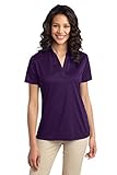 Port Authority® Ladies Silk TouchTM Performance Polo, Bright Purple, XL