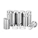 Stainless Steel Wall Mount Glass Standoff Holder Screw Nails Advertising Nails, Brushed Finish (12mmx25mm) 20 Pcs