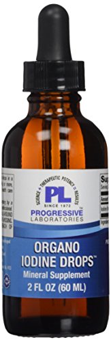 Progressive Labs Organo Iodine Drops Supplement, 2 Fl Oz