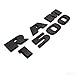 2x Ram 1500 Emblems ABS Nameplate Badge Fit For RAM 1500 (Matte Black)