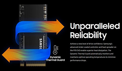 Samsung 970 EVO 500GB - NVMe PCIe M.2 2280 SSD (MZ-V7E500BW)