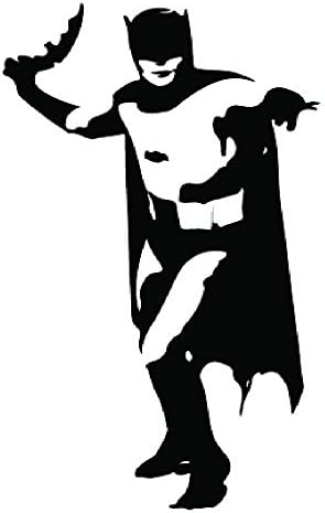 Bat-a-rang batman Adam west 6 inch vinyl decal black