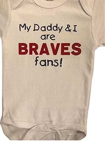 Braves fan baby onesie ® infant shirt Braves onesie ® one piece handmade bodysuit