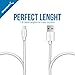 SABRENT [6-Pack 22AWG Premium 1ft Micro USB Cables High Speed USB 2.0 A Male to Micro B Sync and Charge Cables [White] (CB-M61W)