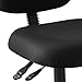 OFM Posture Series Armless Mid Back Task Chair - Stain Resistant Fabric Swivel Chair, Black (118-2)