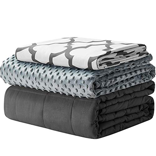 YnM Weighted Blanket and Duvet Covers — Hot and Cold Duvet Cover Set (3