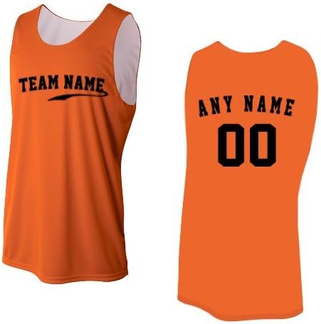 A4 Sportswear Mens, Ladies & Youth Reversible Sleeveless (Custom or Blank Back) Wicking Sports Tank Jersey Top (13 Colors)