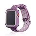 42mm Apple Watch 3 Band with Cover Case, MAIRUI iWatch 3 Soft Silicone Replacement Strap Wristband with Rugged Protective Bumper Case for Apple Watch Series 3/2/1