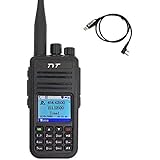 TYT Radio MD-UV380 MD-380 Dual Band DMR Digital Mobile Radio VHF/UHF 150-174/450-480MHz Walkie Talkie Handheld 2 Way Radio wi