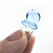 Adorox 144 Small Blue Acrylic Baby Pacifiers Baby Shower Decoration Table Scatter (144 Pieces)