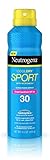 Neutrogena Cool Dry Sport Sunscreen Spray, SPF 30, 5.5 Ounce (4 pack)