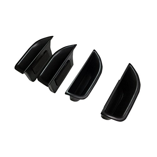 2009-2015 for Mercedes Benz E-Class W212 E200 E250 E300 E350 Front&rear Back Door Inner Armrest Storage Box Holder Container Black 4pcs