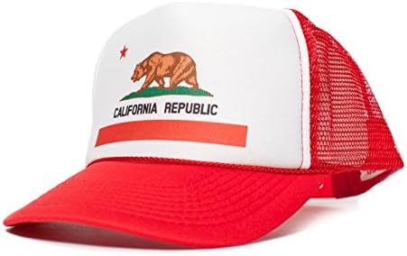 California Republic Flag Cali Unisex-Adult One Size Trucker Hat Cap