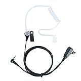 Caroo Covert Air Tube Ear piece Headset For Uniden GMR 2 Two Way Radio Walkie Talkie 1pin