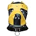 FeiGu Yellow Leather Bondage Gimp Mask Zipper Mouth Dog Puppy Head Hood Sex Toys for Adults T20