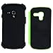 kwmobile Full Armor Case for Samsung Galaxy S3 Mini i8190 - Heavy Duty Shockproof Protective Hybrid Case Cover - Green/Black