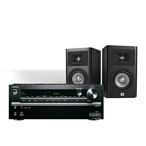 Onkyo TX-NR646 7.2-Channel Network AV Receiver with JBL Studio 230 6.5" 2-Way Bookshelf Speakers