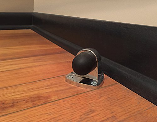 Shepherd Hardware 3406E Heavy Duty Floor Mount Door Stop, 2 Pack