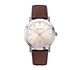Bulova Men's 38mm Classic Brown Strap Watch