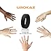 UROKAZ   Silicone Wedding RingBlack   BlackSize 7  Inner Diameter ~ 17.32 mm