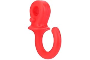 HURRISE Bow String Silencers 4Pcs Tail Silencers, Rubber Archery String Stabilizer for Compound Bow String Stabilizer Vibration Damper Shock Absorber