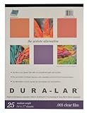 Grafix Clear 0.003 Dura-Lar Film, 14-Inch by 17-Inch, 25 Sheets