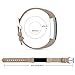 For Fitbit Alta Bands/Fitbit Alta HR Bands, Genuine Leather Replacement Bands for Fitbit Alta/Fitbit Alta HR Weave Gray
