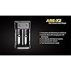 Fenix-ARE-X2-battery-charger-two-Fenix-ARB-L18-2300-18650-batteries-with-EdisonBright-Battery-carry-case-bundle