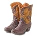 Jikko Rustic Western-Themed Boot-Shaped Flower Planter - Brown, Outdoor, Tabletop