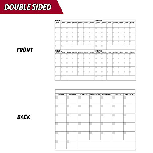 Large Dry Erase Wall Calendar