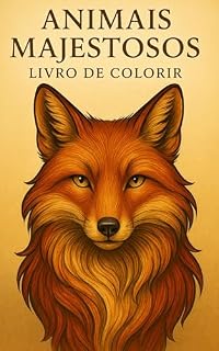 Livro Animais Majestosos : Livro de Colorir