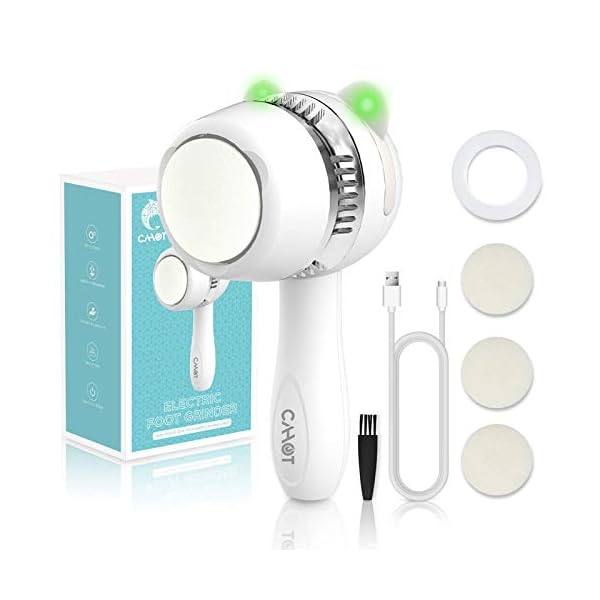 Cahot-Electric-Hard-Skin-Remover-with-Vacuum-Absorption-Rechargeable-Electric-Callus-Remover-Foot-File-Pedicure-Tools-Professional-Pedi-Feet-Care-for-Cracked-Heels Cahot Electric Hard Skin Remover with Vacuum Absorption, Rechargeable Electric Callus Remover Foot File Pedicure Tools…