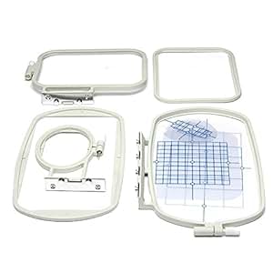 Amazon.com: KINGSO 4pcs Embroidery Hoops Set for Brother