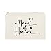The Cotton & Canvas Co. Maid of Honor Wedding Cosmetic Bag, Bridal Party Gift and Travel Make Up Pouch