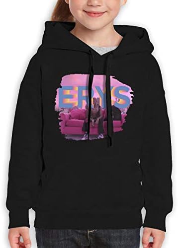 TticusC Jaden Smith ERYS Youth Hoodies Hooded Sweatshirt for Boys and Girls Black