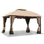 Garden Winds Replacement Canopy for the South Hampton Gazebo-RipLock 350