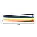 1200 Pieces Zip Ties, Multi-Purpose Assorted Colored Self-Locking Nylon Cable Zip Ties in 12 Different Colour for Home Office Garden Garage and Workshop,4 inch