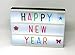 BUYLET Light Up Letters Box Cinema LED Cinematic lightbox - 255 Color & Black Letters Words Emojis DIY Message Vintage Board Changeable Home Decor Sign A4