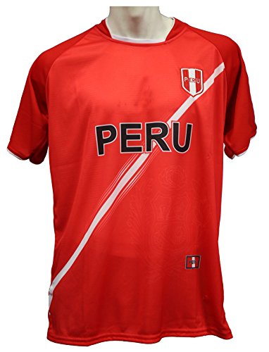 DhoomBros Peru Soccer Football Jersey for 2018 Russia World Cup Soccer World Championship