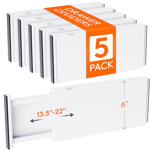 Lifewit 6" Tall Drawer Dividers