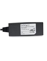 StarTech. com Adaptador de red USB a Ethernet Gigabit NIC, Negro