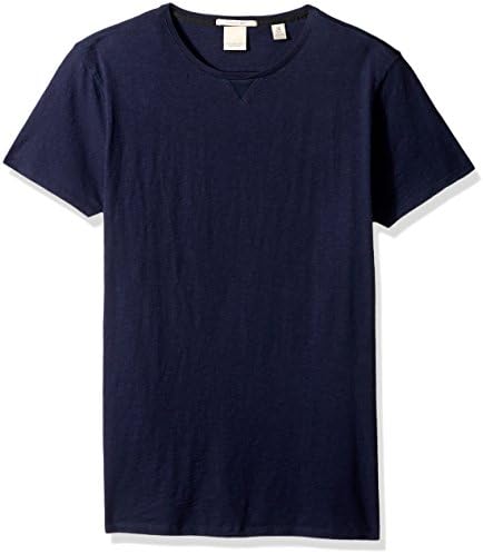 Scotch &amp; Soda Men's Home Alone Classic Regular Fit Tee, Navy, X-Large