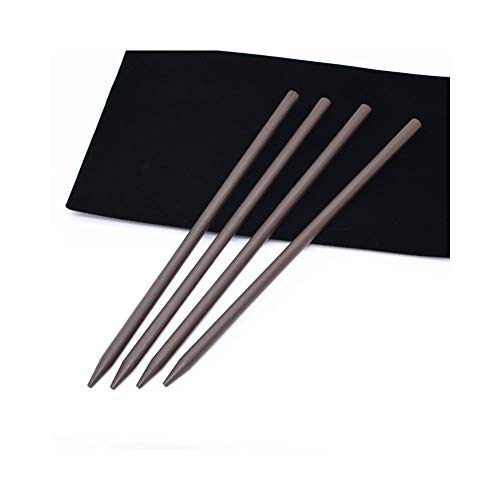 10 Pack Vintage Retro Handmade Ancient Chinese Japanese Black Coffee Wood Chopsticks Pencil Hair Pins Picks Wooden Carved Long Horn Fork Pen Hairpins Sticks Clips for Bun Chignon Hair Accessories Bulk