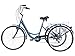 Slsy Adult Tricycles Single Speed, Adult Trikes 24/26 inch 3 Wheel Bikes, Three-Wheeled Bicycles Cruise Trike with Shopping Basket for Seniors, Women, Men. (Cool Blue, 26″ Wheels/ 1-Speed)thumb 1
