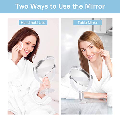 image for KEDSUM 1X & 10X Double Sided Magnified Makeup Mirror, Magnifying Vanit