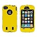 Body Armor for iPhone 4 / 4th Generation - Yellow & Black