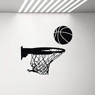 mmzki Baloncesto Aro de Pared Vinilo Pegatina Deportes Decoración ...