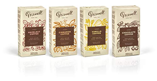 Granell Cafes-1940 Granell - Tasting Pack Aroma | 100% Arabica Kaffee Gemahlen - Gemahlener Kaffe mit Vanille, Zimt…