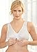 Glamorise Women's Complete Comfort Wirefree Front Close Sleep Support Bra #1803