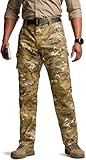 CQR Men's Flex Stretch Tactical Pants, Water